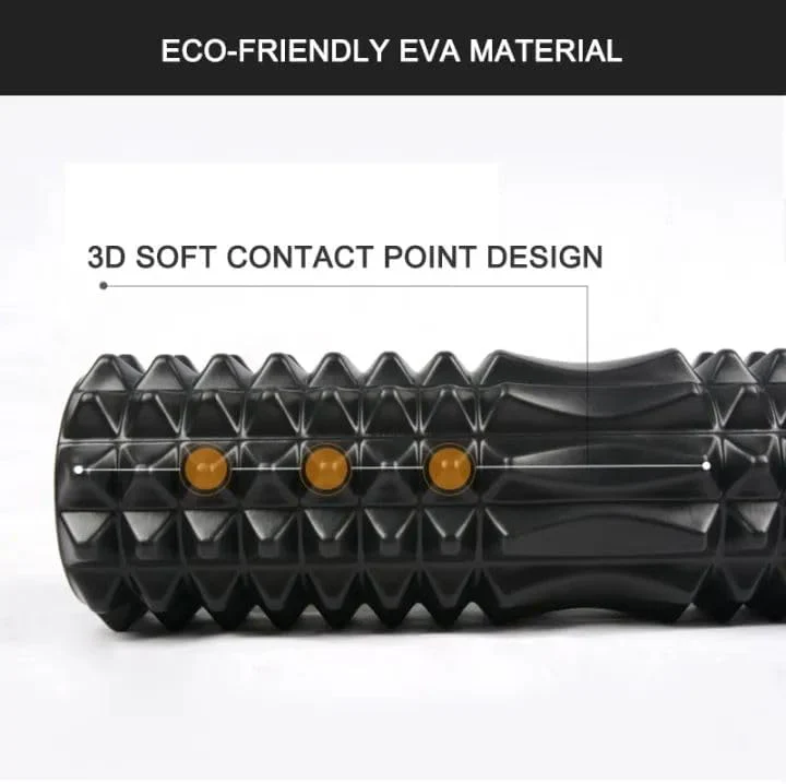 فوم رول للتمارين والاستشفاء العضلي – Foam Roller عالي الكثافة لتدليك العضلات وتمارين اليوجا والفيتنس – مناسب للجيم والتمارين المنزلية - Image 7