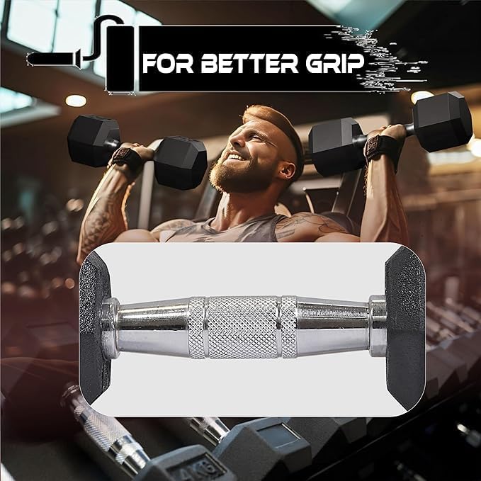 زوج من دمبل سداسي مطاط احترافي – Hex Dumbbell للجيم والتمارين المنزلية – يد ستيل مانعة للانزلاق – أوزان متعددة لبناء العضلات وتمارين القوة والكارديو - Image 6