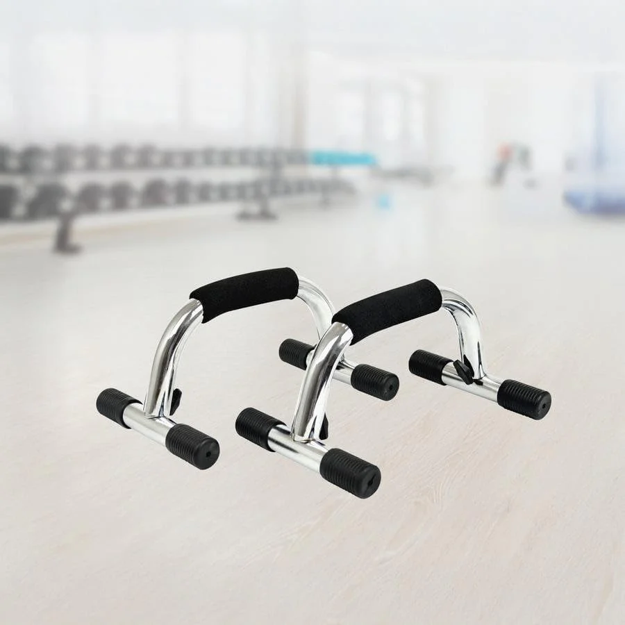 حامل بوش اب احترافي Push Up Bars – جهاز تمارين الضغط لتقوية الصدر والذراع – مقابض رياضية مانعة للانزلاق – تصميم فولاذ قوي للتمارين المنزلية والجيم - Image 6