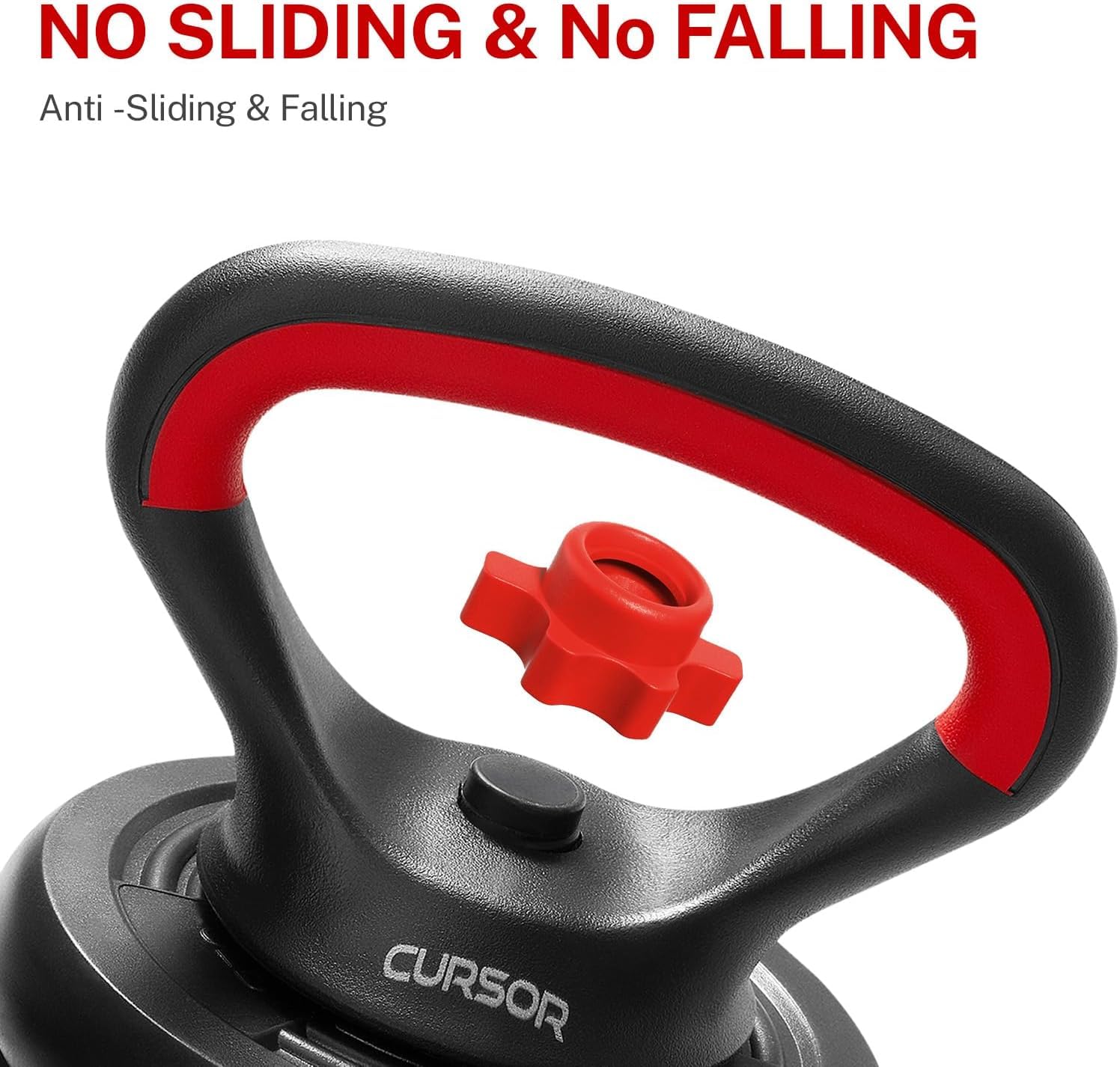 Dumbbells SportQ® 6 in 1 Multi-task, Adjustable on Weighted Ball and Olympic Bars, Push Up Training, Ideal for Free Weight Exercise, Fitness and Home Workout, Unisex - Image 5