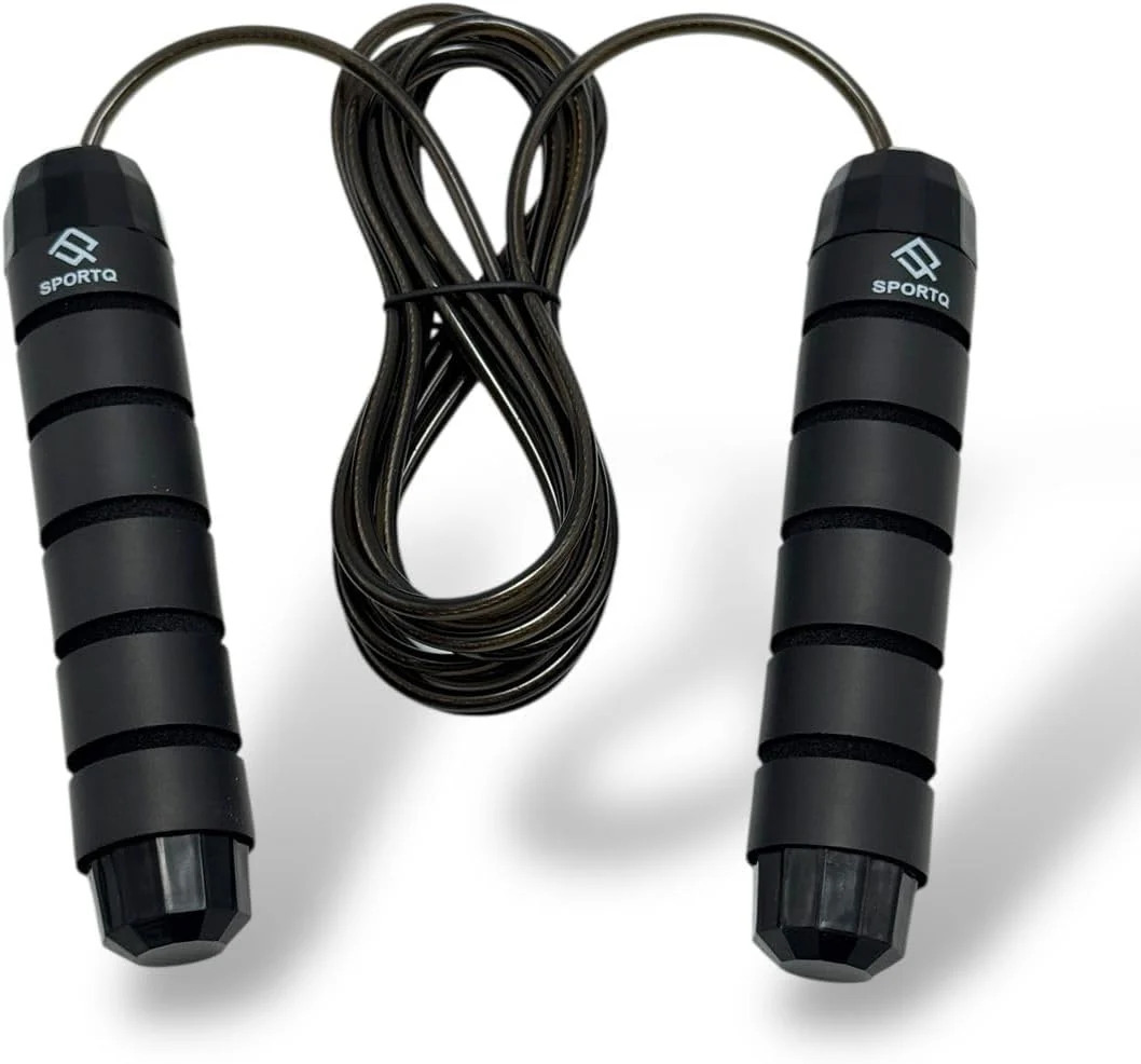 SportQ Master Your Cardio Premium Quality Tangle-Free Skipping Rope for Men, Women and Kids Adjustable Fitness Exercise with Anti-Slip Foam Handles - Image 10