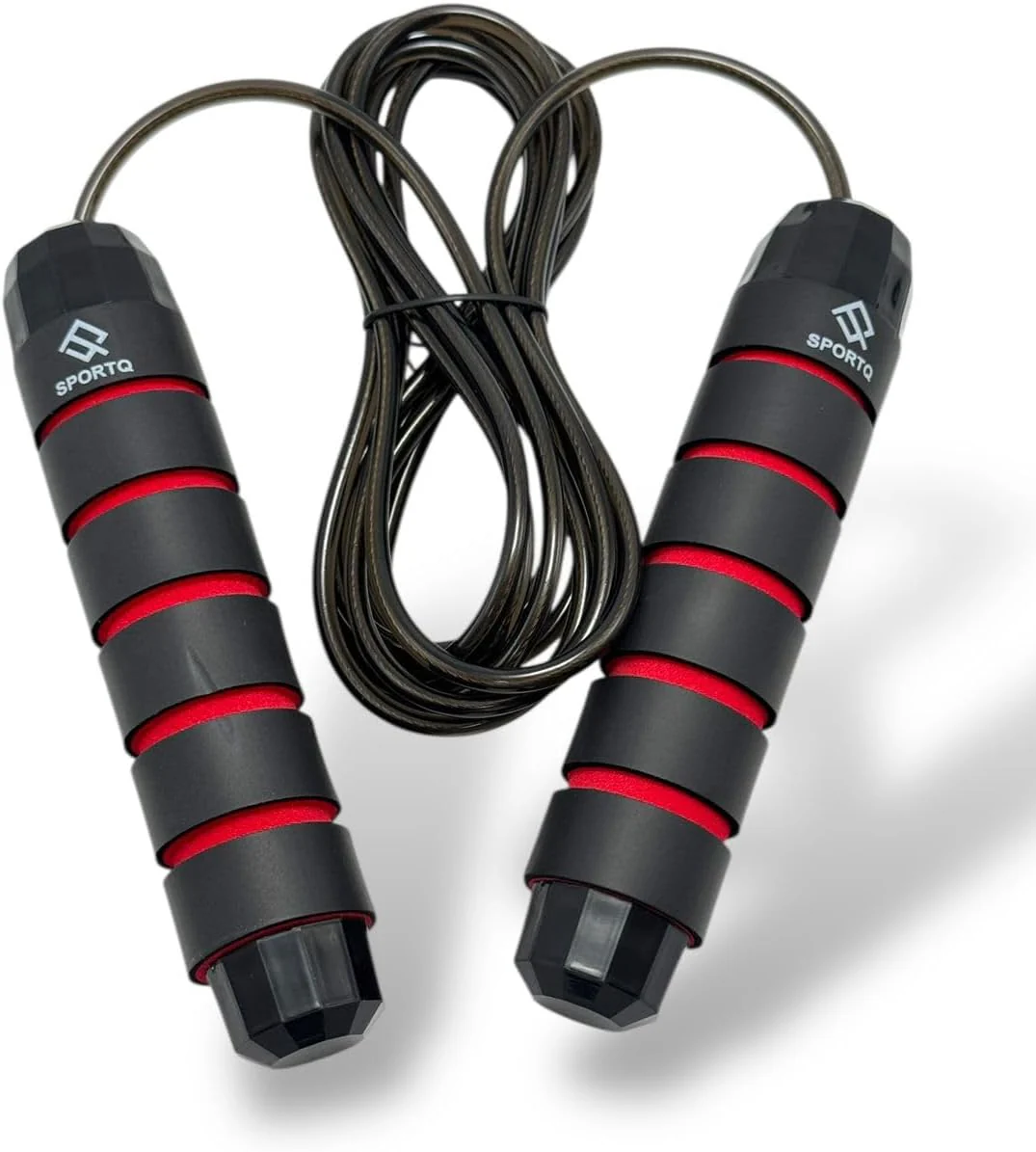 SportQ Master Your Cardio Premium Quality Tangle-Free Skipping Rope for Men, Women and Kids Adjustable Fitness Exercise with Anti-Slip Foam Handles - Image 11