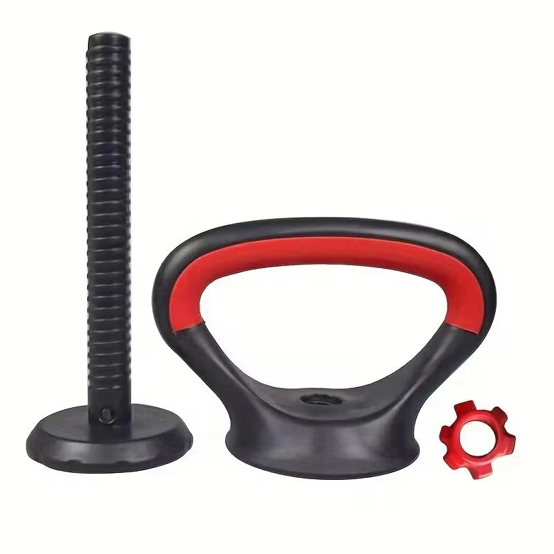 Adjustable Kettlebell Handle to Convert Weights to Kettlebell – Comfortable Wide Handle with Double Lock & Stable Base – Suitable for Strength & Cardio Training at Home – Fits All Weights - Image 7