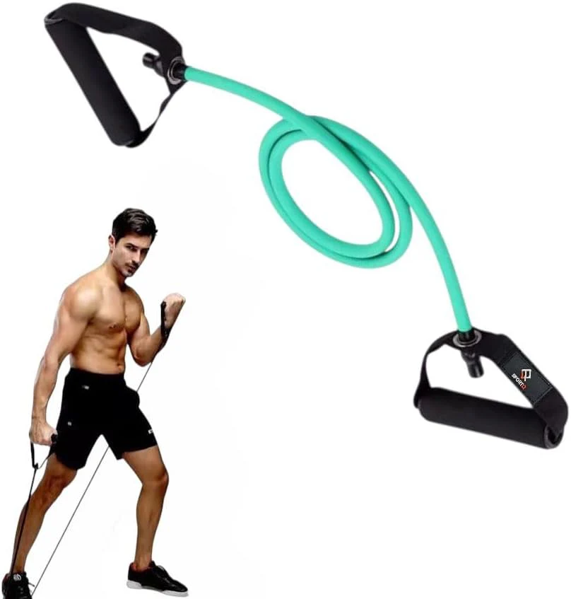 SportQ Workout Elastic Resistance Rope – High Resistance, Comfortable Grips, Anti-Rip, Versatile for Strength and Tension Training – Ideal for Gym, Home, Yoga & Fitness - Image 12