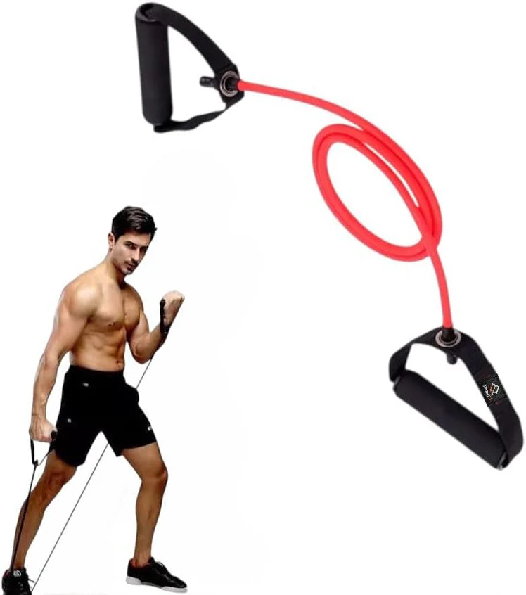 SportQ Workout Elastic Resistance Rope – High Resistance, Comfortable Grips, Anti-Rip, Versatile for Strength and Tension Training – Ideal for Gym, Home, Yoga & Fitness - Image 13