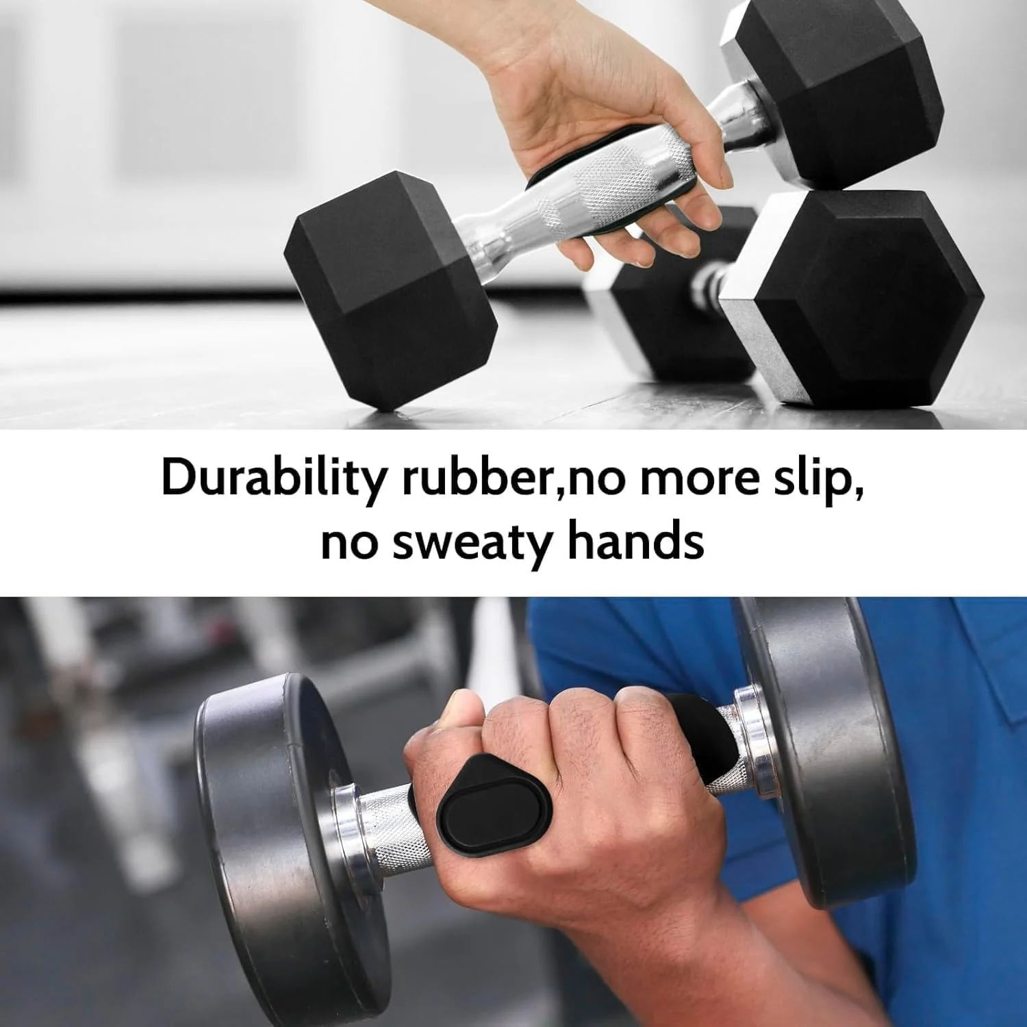 SportQ Weight Lifting Gloves for Men & Women - Anti-Slip Silicone Grips to Protect Hand from Blisters & Blisters – Comfortable & Lightweight Weightlifting Grippad for Gym Use - Image 8