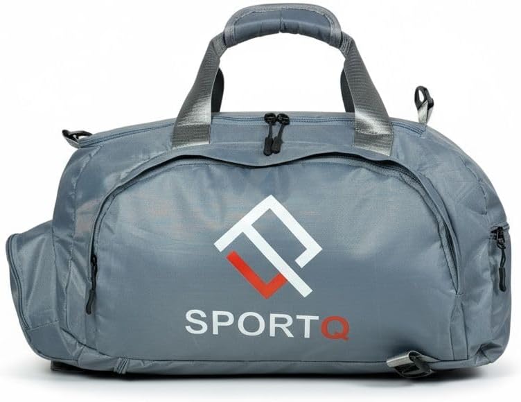 SportQ Multifunctional Sports Bag – Gym & Travel Bag, Lightweight and Practical Large Size for Carrying Clothes, Shoes & Accessories – Your Perfect Friend for Workouts and Trips (Grey) - Image 11