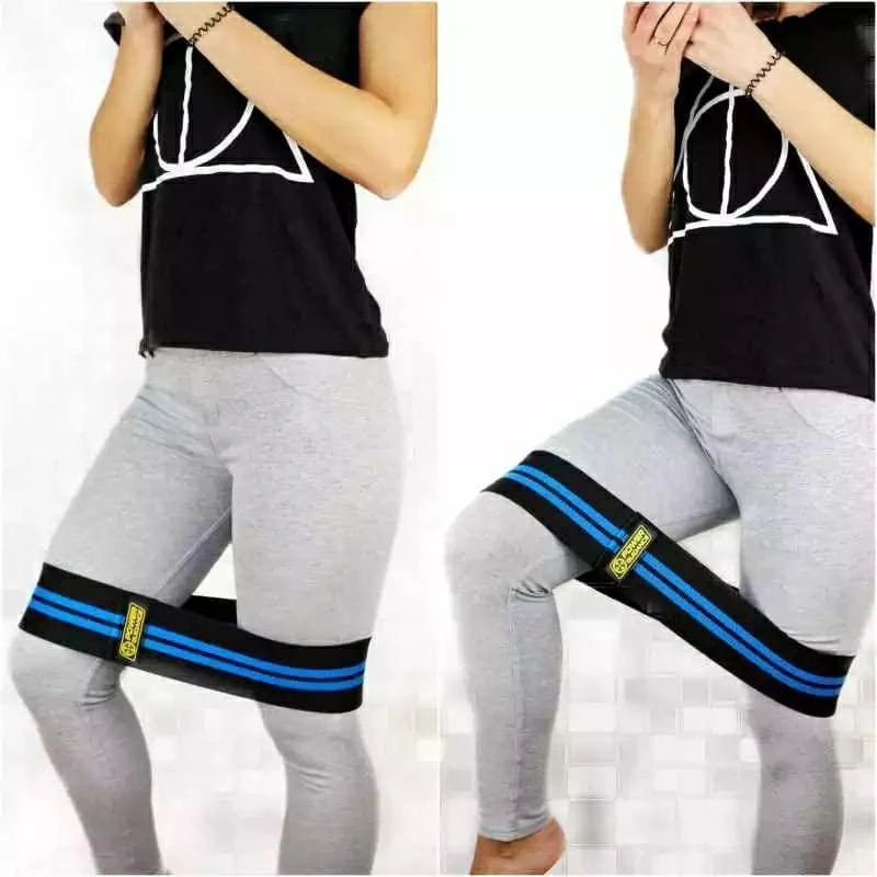 مجموعة أحزمة مقاومة ممتازة للسيقان، مجموعة أحزمة تمارين المؤخرة، رباطات واسعة للورك، مقاومة للتمرينات، حلقات حزام مطاطية مانعة للانزلاق (مجموعة من 3 قطع) - Image 5