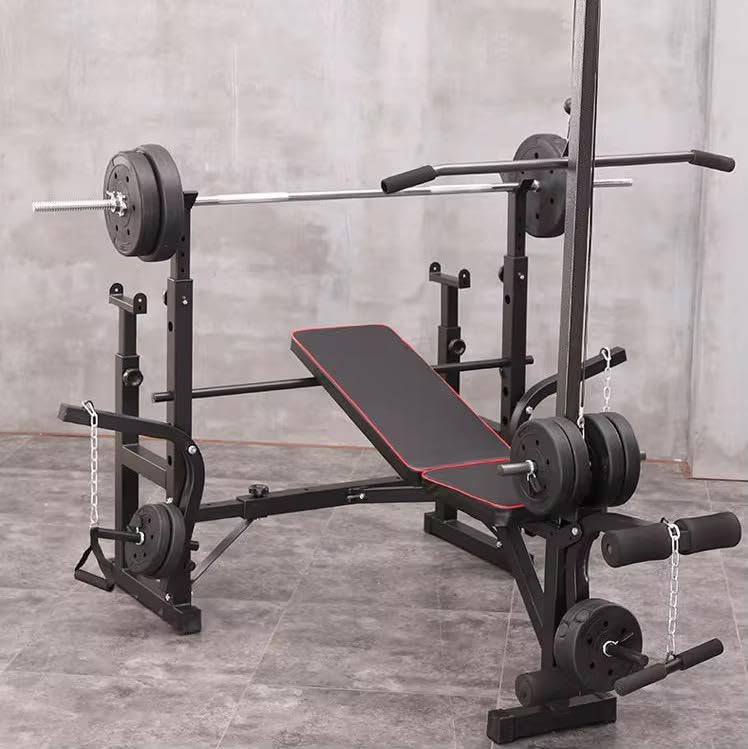 SportQ️ Home Gym Machine for Multi-Use Workout - Adjustable Bench for Chest and Pull Ups, Arms, Legs and Back, for Home Gym All in Your Home 350kg