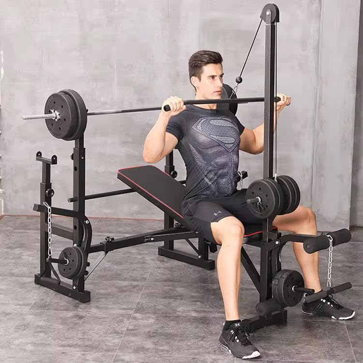 SportQ️ Home Gym Machine for Multi-Use Workout - Adjustable Bench for Chest and Pull Ups, Arms, Legs and Back, for Home Gym All in Your Home 350kg - Image 3