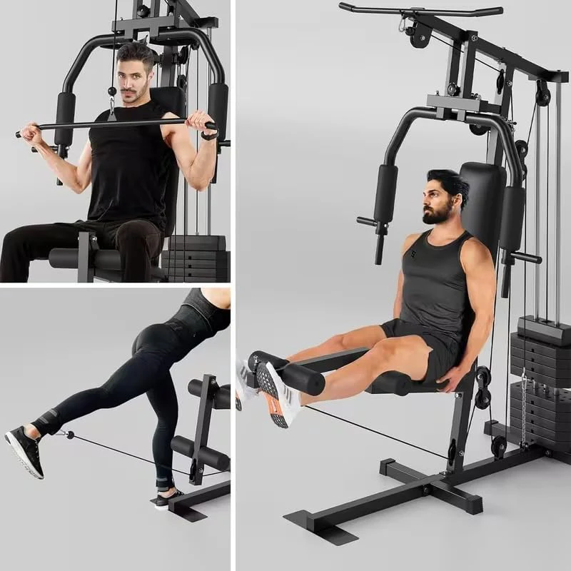 SportQ Multifunctional Home Gym | All-Inclusive Exercise Station for Chest, Back, Arms and Legs with Built-in Weights and Powerful Pulley System – Complete Fitness Machine for Home 100 lbs - Image 5