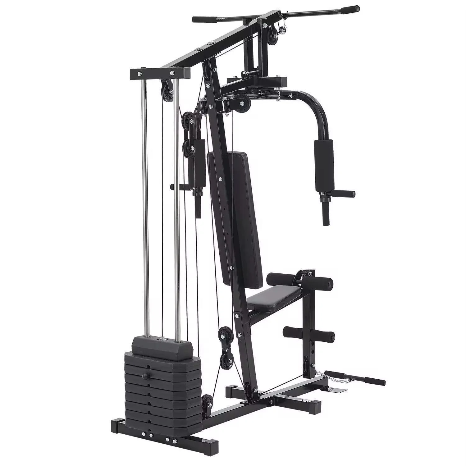 SportQ Multifunctional Home Gym | All-Inclusive Exercise Station for Chest, Back, Arms and Legs with Built-in Weights and Powerful Pulley System – Complete Fitness Machine for Home 100 lbs - Image 7