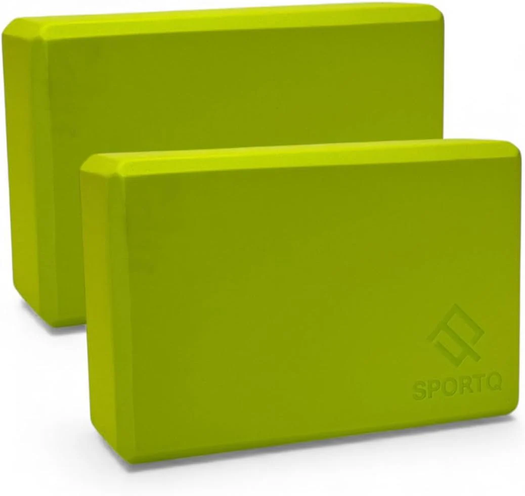 SportQ® Yoga Block Block 2 Pcs, High Density EVA Foam Non Slip Yoga Block for Home Gym Improve Stretching for Yoga/Pilates/Fitness - Image 10