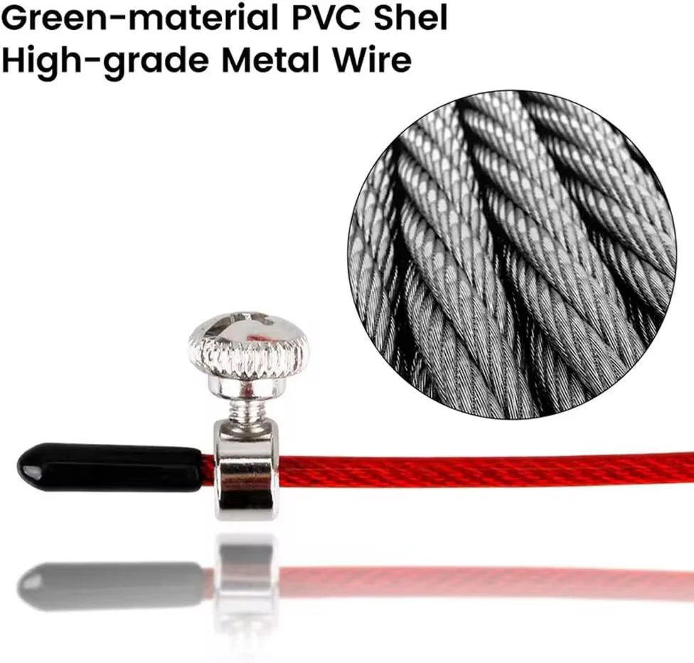 SportQ Speed Jump Rope – Adjustable Steel Wire with Light Aluminum Handles | Ideal for Crossfit, Boxing & Cardio Workouts | Suitable for Men and Women – Multiple Colors - Image 3