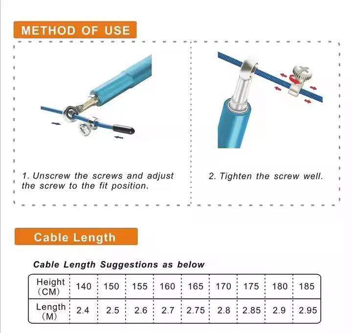 SportQ Speed Jump Rope – Adjustable Steel Wire with Light Aluminum Handles | Ideal for Crossfit, Boxing & Cardio Workouts | Suitable for Men and Women – Multiple Colors - Image 8