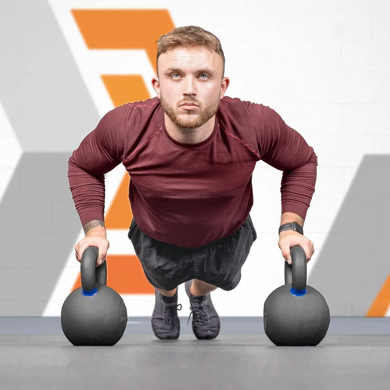SportQ Kettlebell Stainless Steel All-In-One Squat, Strength, Cardio, Fat Burning Indoor & Indoor Gym Training Tool - Image 9