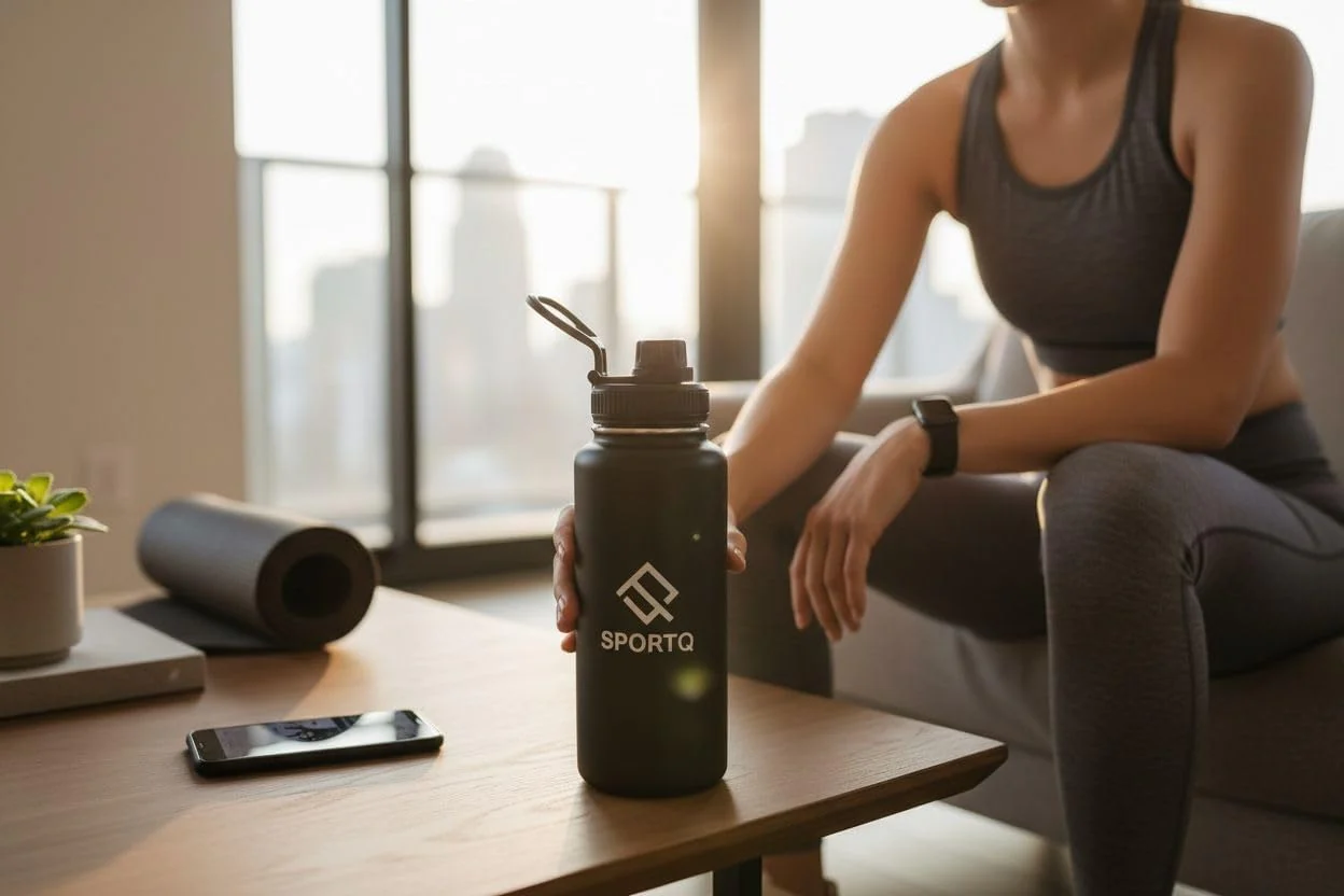 Thermal Water Bottle 1000ml SUS304 Stainless Steel – 6 Hours Hot & 12 Hours Cold Insulated – Leak Proof with Strong Handle – Suitable for Gym, Trips, School (, X-Hydrate) - Image 5