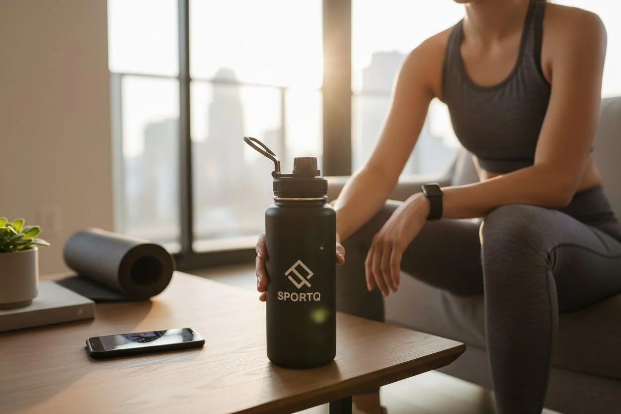 Thermal Water Bottle 1000ml SUS304 Stainless Steel – 6 Hours Hot & 12 Hours Cold Insulated – Leak Proof with Strong Handle – Suitable for Gym, Trips, School (, X-Hydrate) - Image 9
