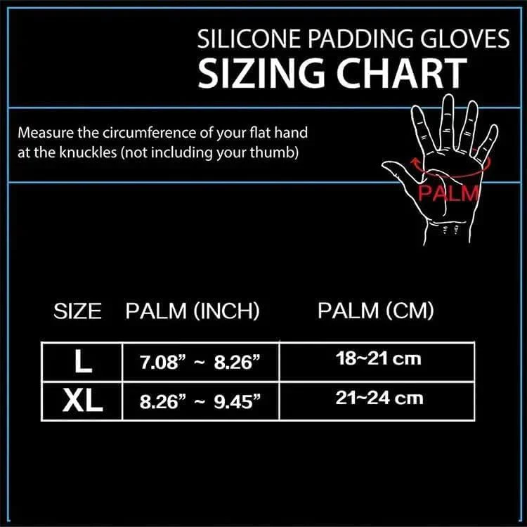 SportQ Padded Training Gloves with Silicone Support for Weight Lifting Gym Workout Half Finger Protection Strong Grip for Men and Women - Image 8