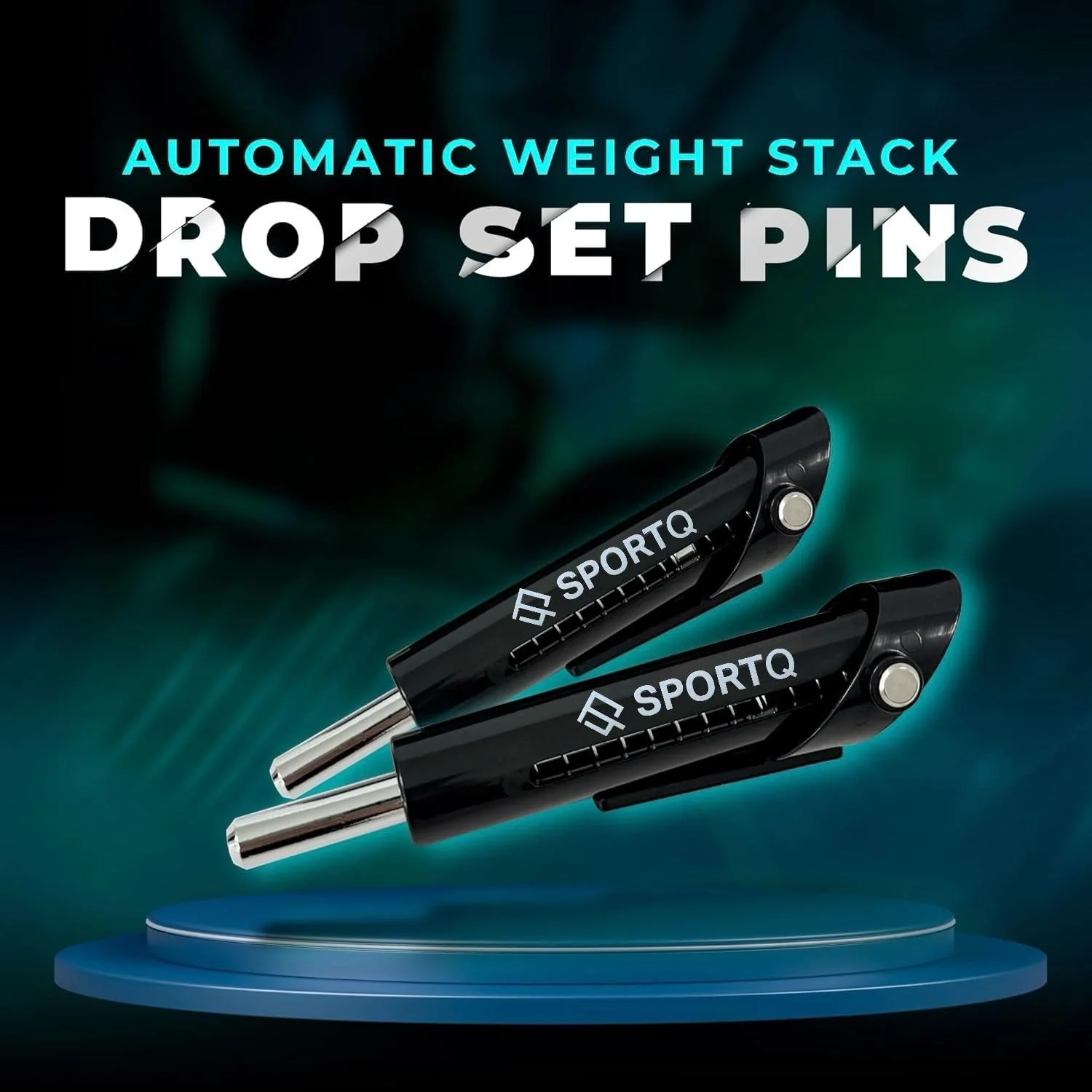 SportQ Weight Stacking Pin (2 Pack) Drop Set Pin Instant Transition to Low Weights for More, Multifunctional Gym Weight Loss for Fitness Equipment - Image 3