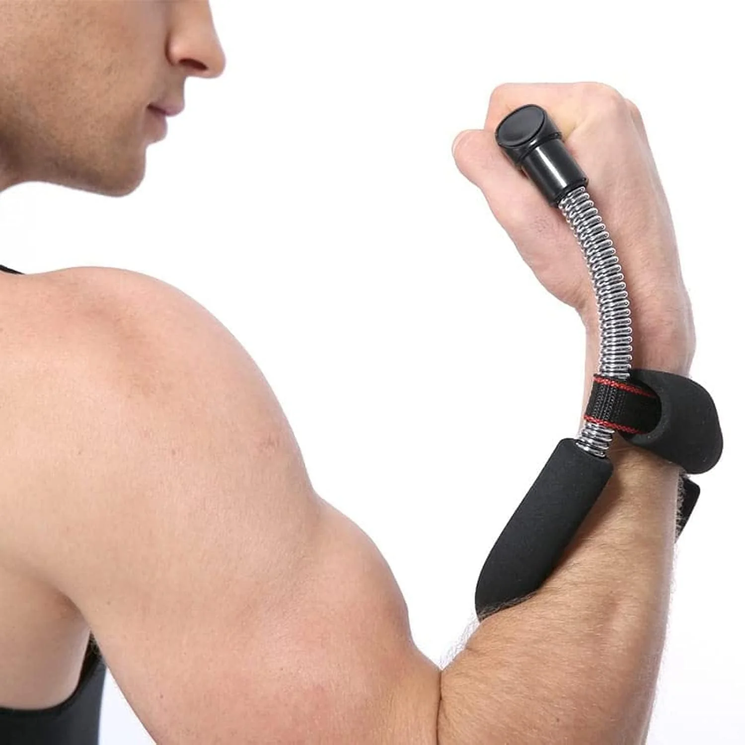 SportQ Wrist Strengthener Hand Grip Workout Wrist Strengthener Forearm Armband Hand Developer Hand Hand Developer Power Trainer Home Gym Workout Equipment